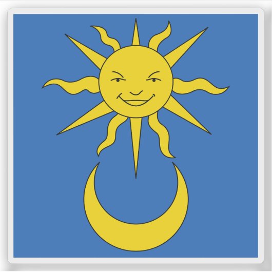 Vlag van kleinzoon, Zwitserland Sticker (Voorkant)