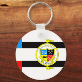 Vlag van Knoxville, Tennessee Sleutelhanger (Voorkant)