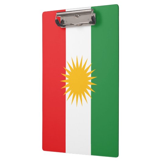 Vlag van Koerdistan Klembord (Links)