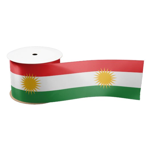 Vlag van Koerdistan Lint (Spoel)