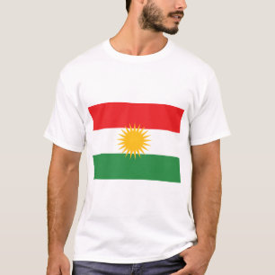 Vlag van Koerdistan T-shirt