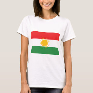 Vlag van Koerdistan T-shirt