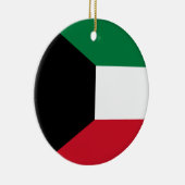Vlag van Koeweit Keramisch Ornament (Rechts)