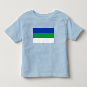 Vlag van Komi Republiek Kinder Shirts
