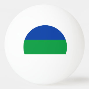 Vlag van Komi Republiek Pingpongballen