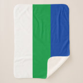 Vlag van Komi Republiek Sherpa Deken (Voorkant)