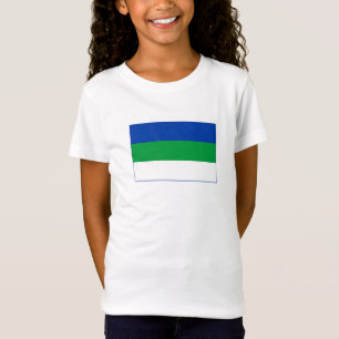 Vlag van Komi Republiek T-shirt