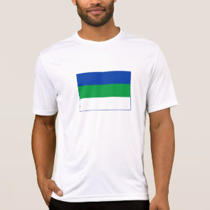 Vlag van Komi-republiek T-shirt