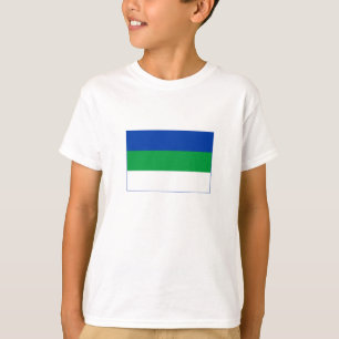 Vlag van Komi Republiek T-shirt