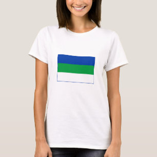 Vlag van Komi Republiek T-shirt