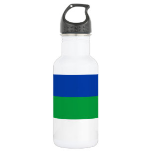 Vlag van Komi-republiek Waterfles