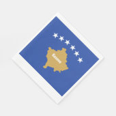 Vlag van Kosovo Servet (Hoek)