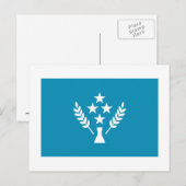 Vlag van Kosrae Briefkaart (Voorkant / Achterkant)