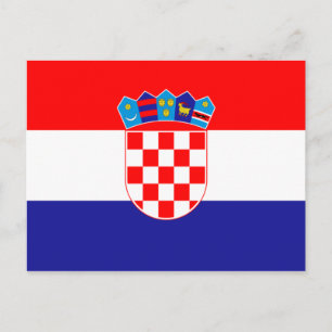 Vlag van Kroatië Briefkaart