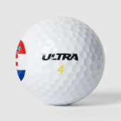 Vlag van Kroatië Golfballen (Logo)