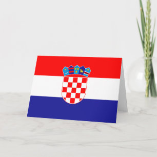 Vlag van Kroatië Kaart