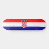 Vlag van Kroatië Skateboard (Horizontaal)