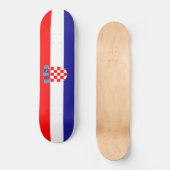 Vlag van Kroatië Skateboard (Voorkant)