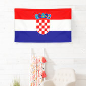 Vlag van Kroatië Spandoek (Insitu)