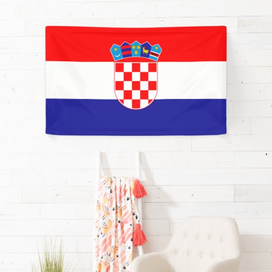 Vlag van Kroatië Spandoek (Insitu)