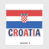 Vlag van Kroatië Sticker (Vel)