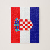 Vlag van Kroatische foto-puzzel Legpuzzel (Verticaal)