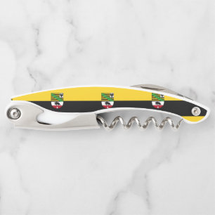 Vlag van Kurkentrekker van Saksen-Anhalt Waiter