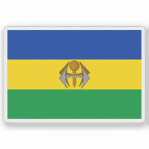 Vlag van KwaNdebele, de Republiek Zuid-Afrika Sticker