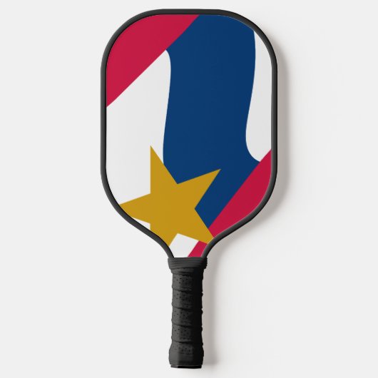 Vlag van Lafayette, Indiana Pickleball Paddle (Achterkant)