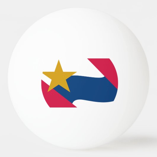 Vlag van Lafayette, Indiana Pingpongballen (Voorkant)