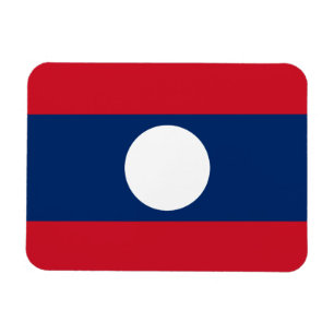 Vlag van Laos Magneet