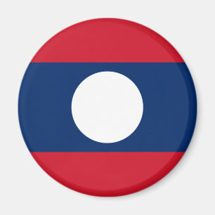 Vlag van Laos Magneet