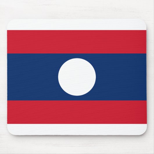 Vlag van Laos Muismat (Voorkant)