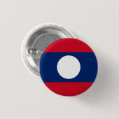 Vlag van Laos Ronde Button 3,2 Cm (Voorkant /achterkant)