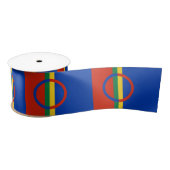 Vlag van Lapland (Kerstmis) (Sami) (Laplander) Lint (Spoel)