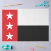 Vlag van Laredo (Texas) Tissuepapier (Craft)