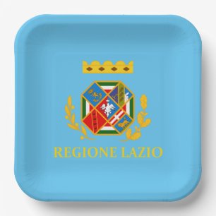Vlag van Lazio (Italië) Papieren Bordje