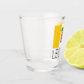 Vlag van Lecce, Apulië (Italië) Shot Glas (Links)