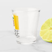 Vlag van Lecce, Apulië (Italië) Shot Glas (Rechts)