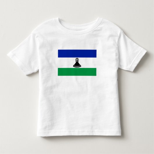 Vlag van Lesotho Kinder Shirts (Voorkant)