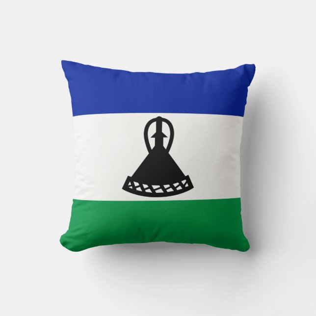 Vlag van Lesotho Kussen (Voorkant)