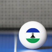 Vlag van Lesotho Pingpongballen (Net)