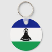 Vlag van Lesotho Sleutelhanger (Achterkant)
