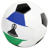 Vlag van Lesotho Voetbal (Drie kwart)