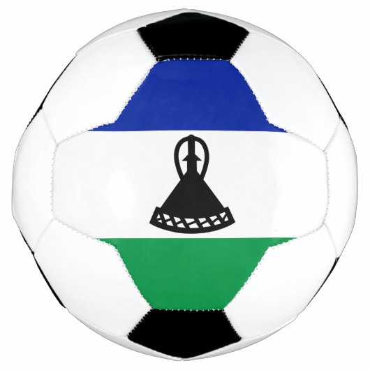 Vlag van Lesotho Voetbal (Voorkant)