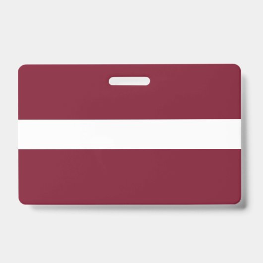 vlag van Letland Badge (Voorkant)