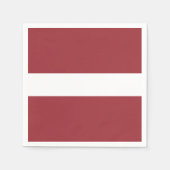 Vlag van Letland Papier Napkins Servetten (Voorkant)