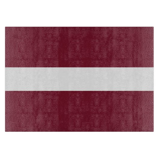 vlag van Letland Snijplank (Voorkant)