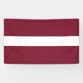 vlag van Letland Spandoek (Horizontaal)