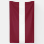 vlag van Letland Spandoek (Verticaal)